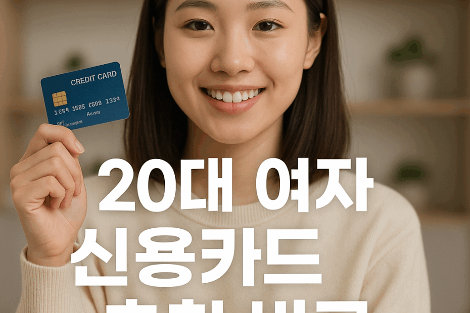 20대 여자 신용카드 추천