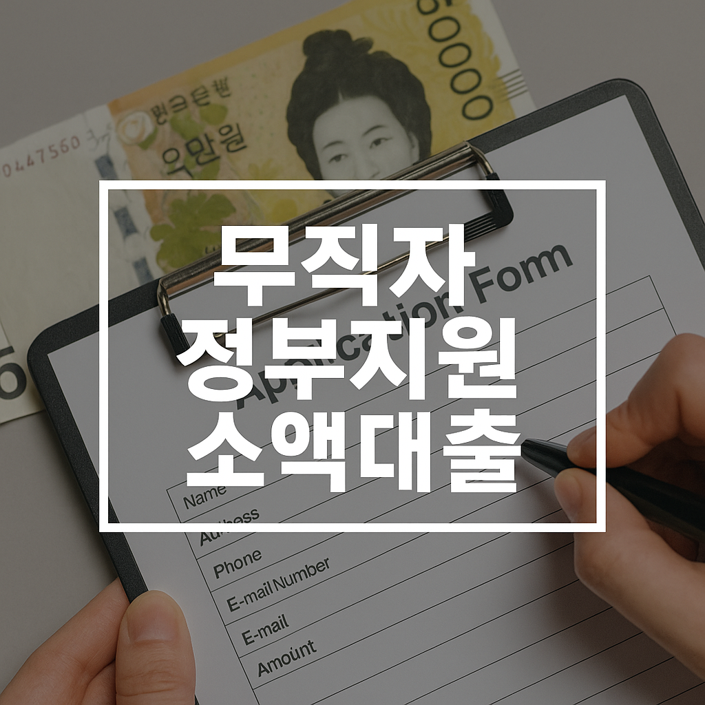 무직자 정부지원 소액대출
