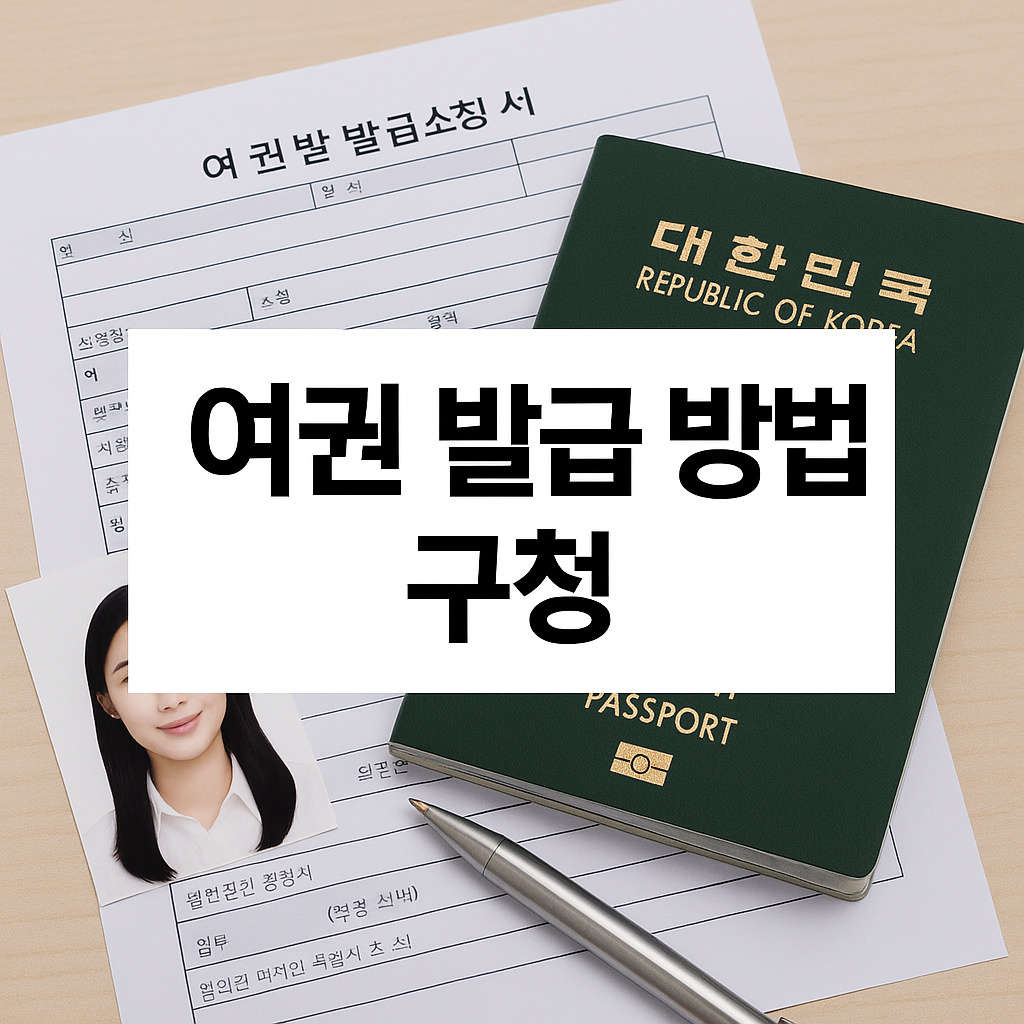 여권 발급 방법 구청