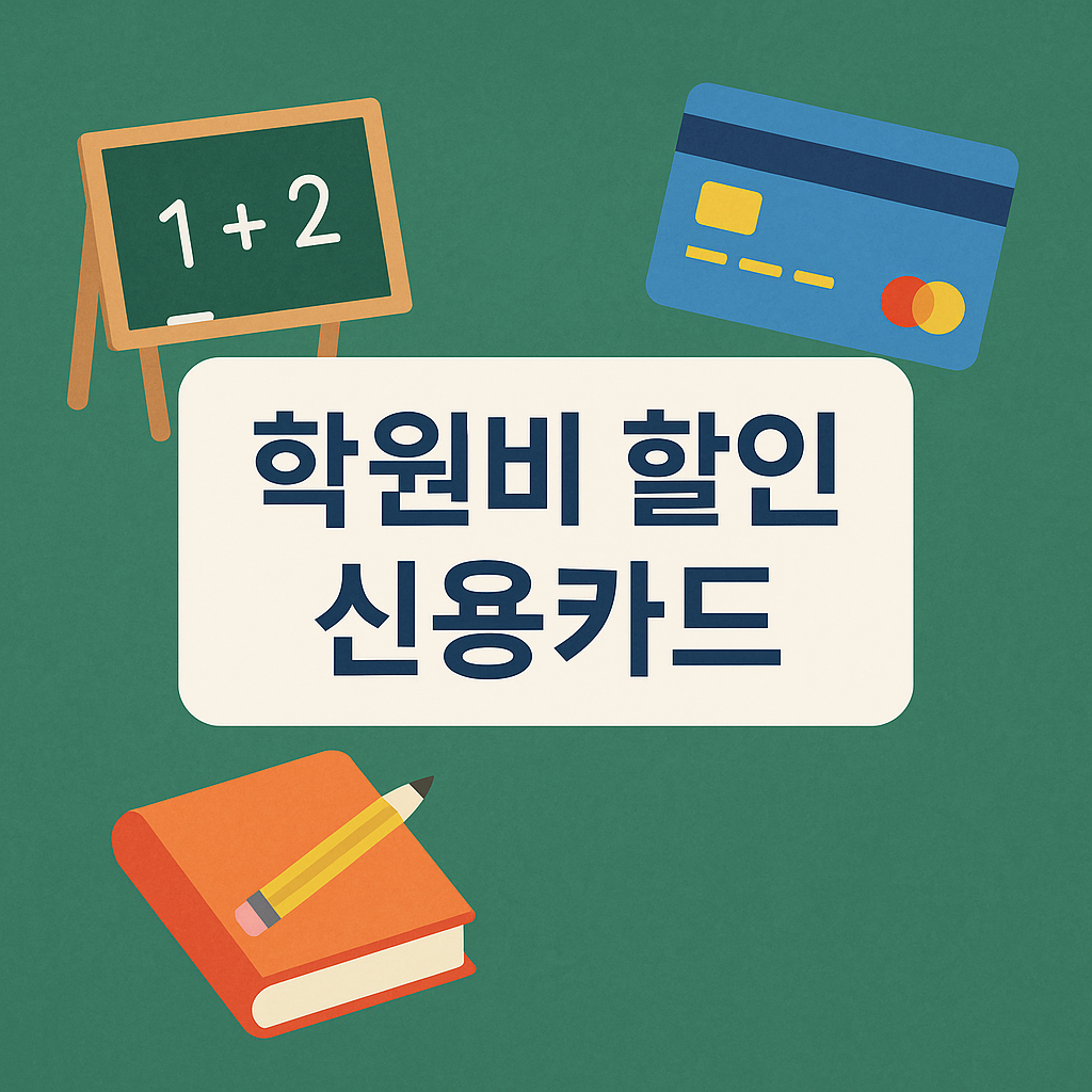 학원비 할인 신용카드