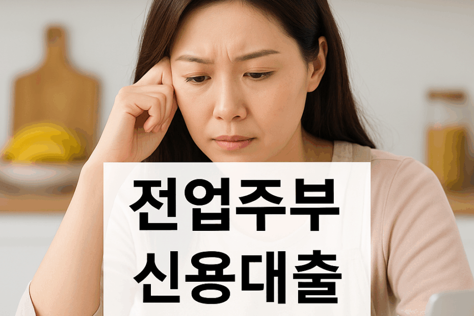 전업주부 신용대출
